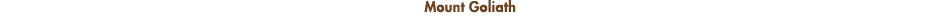 Mount Goliath