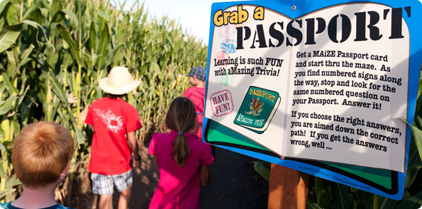 Maze Sign