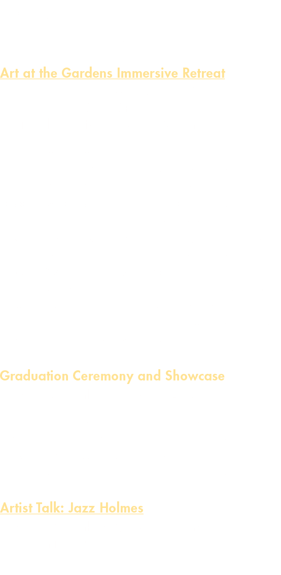 School of Botanical Art & Illustration Art at the Gardens Immersive Retreat Friday – Sunday, October 24 26, 10 a.m. –...