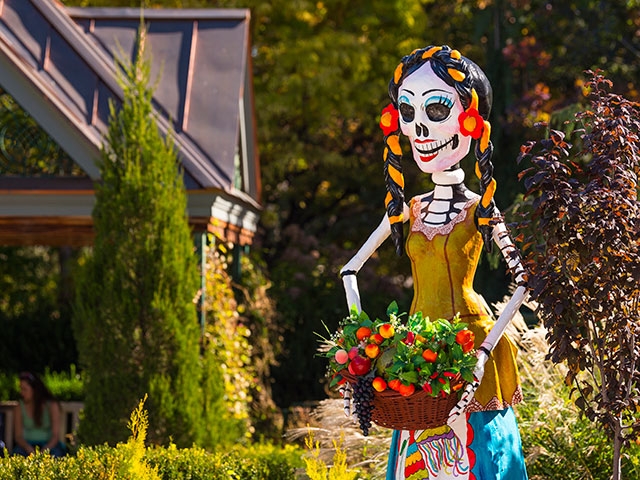 mixed-media artwork for Día de los Muertos