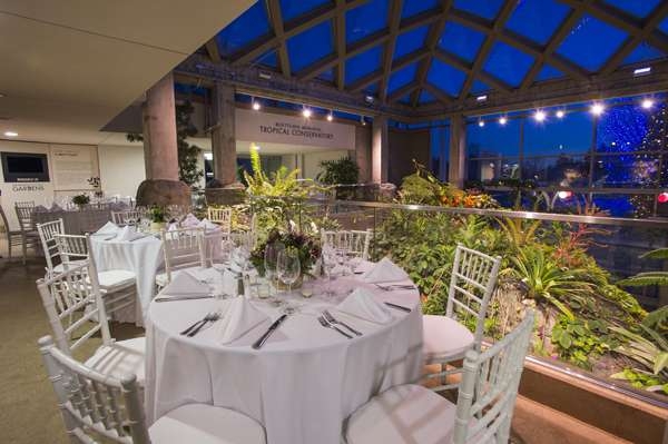 Image of a table set up in Marnie's Pavilion