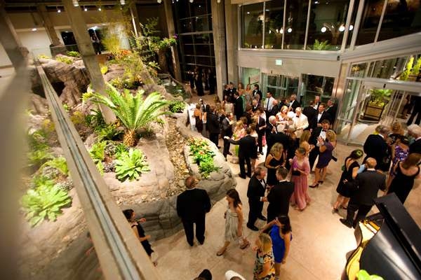 People gathering in Marnie's Pavilion