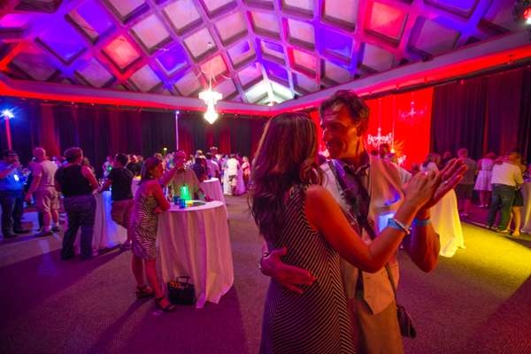 People dancing in Mitchell Hall