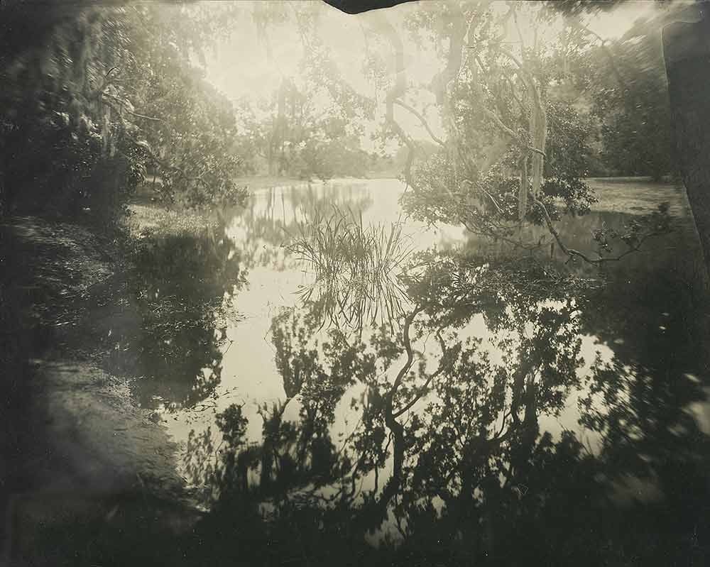 Yojiro Imasaka, “Wet-Land #74,” toned gelatin silver print, 2021.  
