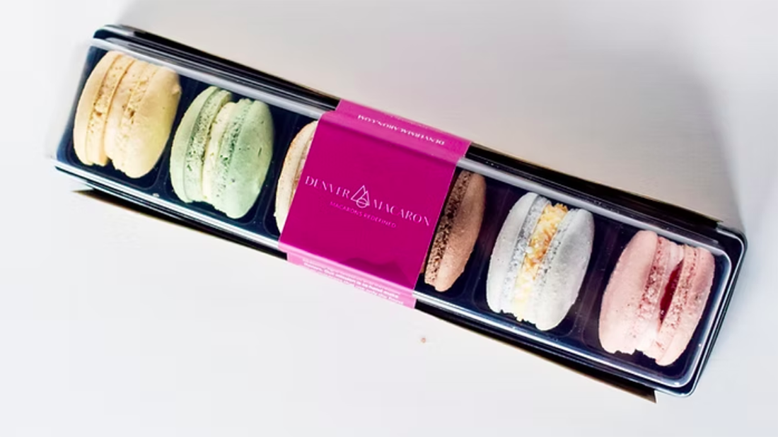 Box of macarons