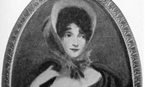 Black and white portrait of Jane Colden