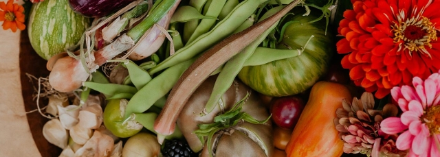 Flowers and vegetables
