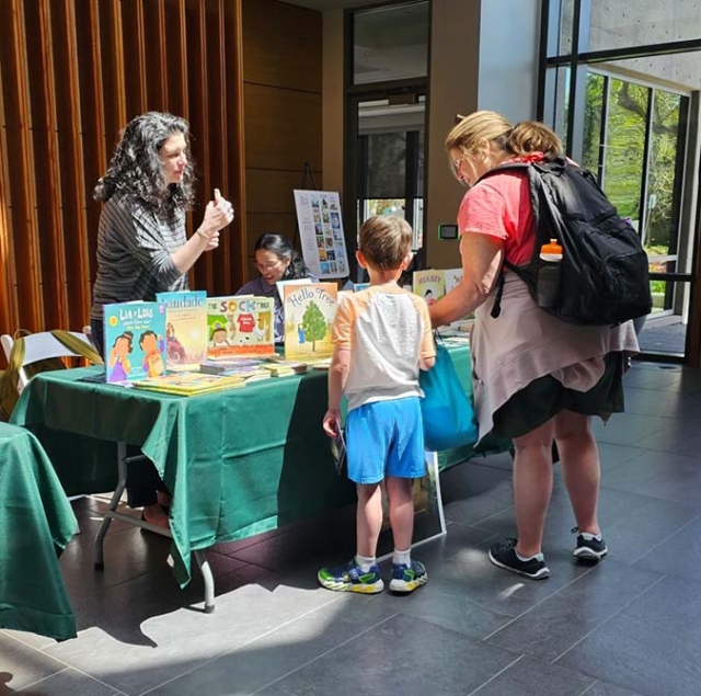 Activity set up for book program